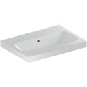 Lavabo Icon Light compact 60 cm sans trou robinetterie et 1 trop-plein