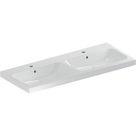 Lavabo Icon Light 120 cm 1 trou robinetterie et 1 trop-plein