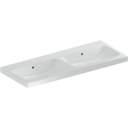 Lavabo Icon Light 120 cm sans trou robinetterie et 1 trop-plein