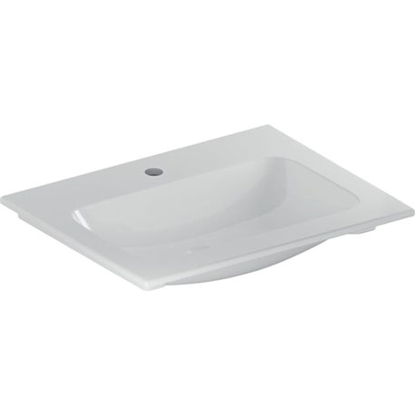 Lavabo Icon Light 60 cm 1 trou robinnetterie et sans trop-plein