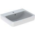 Lavabo Renova Plan 55 cm 1 trou robinetterie et 1 trop-plein
