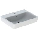 Lavabo Renova Plan 60 cm 1 trou robinetterie et 1 trop-plein