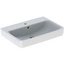 Lavabo Renova Plan 70 cm 1 trou robinetterie et 1 trop-plein