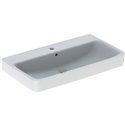Lavabo Renova Plan 85 cm 1 trou robinetterie et 1 trop-plein