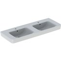 Lavabo Renova Plan 130 cm 1 trou robinetterie et 1 trop-plein