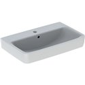 Lavabo Renova Compact 65 cm 1 trou robinetterie et 1 trop-plein