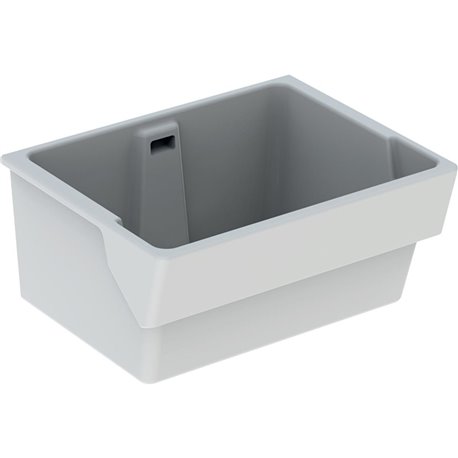 Evier Publica Garda 1 cuve blanc 74x58,5x35 cm