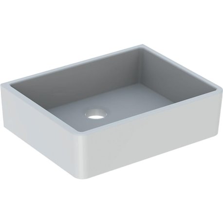 Evier Publica 1 cuve blanc 50x40x13 cm