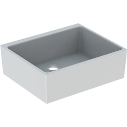 Evier Publica 1 cuve blanc 60x40x13 cm