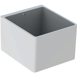 Evier Publica 1 cuve blanc 50x60x37,5 cm