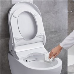 WC suspendu AquaClean Tuma Comfort 146.290.FW.1 553x360x446 mm Acier Inoxydable brossé 