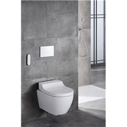 WC suspendu AquaClean Tuma Comfort 146.290.FW.1 553x360x446 mm Acier Inoxydable brossé 