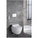 WC suspendu AquaClean Tuma Comfort 146.290.SI.1 553x360x446 mm Blanc /verre
