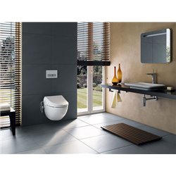 WC suspendu AquaClean 4000 146.135.11.1 505x485x400 mm Frein de chute