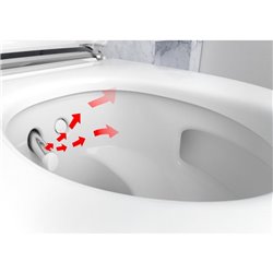 WC suspendu AquaClean Maïra Classic 146.208.11.1 590x395x380 mm blanc alpin