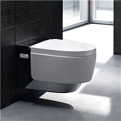 WC suspendu AquaClean Maïra Classic 146.208.21.1 590x395x380 mm chromé brillant