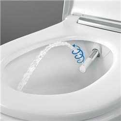 WC suspendu AquaClean Sela 146.220.11.1 565x375x390 mm Blanc Alpin 