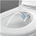 WC suspendu AquaClean Sela 146.220.21.1 565x375x390 mm Chromé brillant 