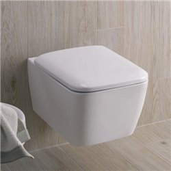WC suspendu iCon Square 500.807.00.1 540x365x357 mm Frein de chute