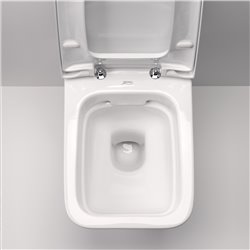 WC suspendu iCon Square 500.807.00.1 540x365x357 mm Frein de chute