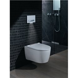 WC suspendu ONE 500.202.01.1 540x365x420 mm recouvrement chromé brillant