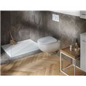 WC suspendu Renova Compact 500.804.00.1 480x370x400 mm Avec bride