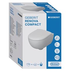 WC suspendu Renova Compact 500.803.00.1 490x370x390 mm Frein de chute