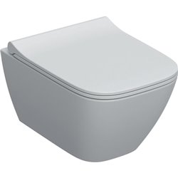 WC suspendu Smyle Square 501.619.00.1 490x350x375 mm Frein de chute