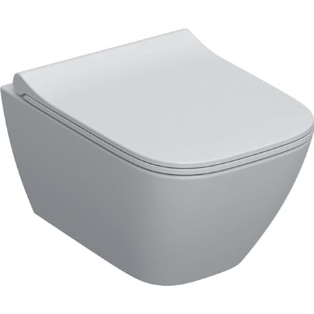 WC suspendu Smyle Square 501.619.00.1 490x350x375 mm Frein de chute