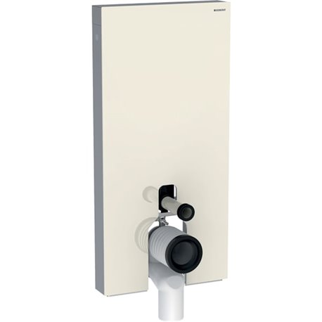 Panneau sanitaire Monolith WC au sol verre sable gris/aluminium 101 cm Panneau sanitaire Monolith WC au sol verre sable gris/aluminium 101 cm