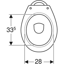 WC à poser Publica Avec bride 6 Litres