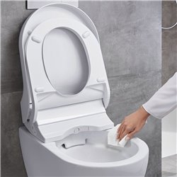 WC à poser AquaClean Tuma Comfort Sans bride Blanc/verre