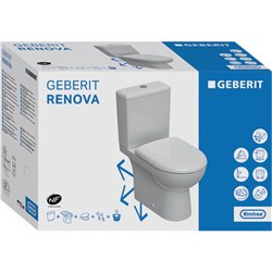 WC à poser Renova Sans bride 3/6 Litres 501.866.00.1 Geberit