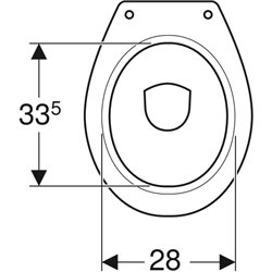 WC à poser Publica Avec bride 6 Litres