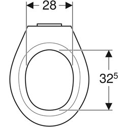 WC à poser Publica Avec bride 6 Litres