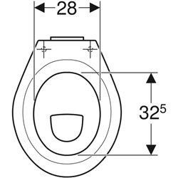 WC à poser Publica Avec bride 6 Litres