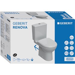 WC à poser Renova Sans bride 3/6 Litres
