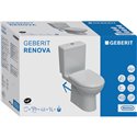 WC à poser Renova Sans bride 3/6 Litres