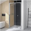 Porte de douche pliante Supra S Profilé chromé 80 cm