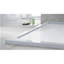 Receveur de douche Melua rectangulaire 120x80 cm, ardoise brillant