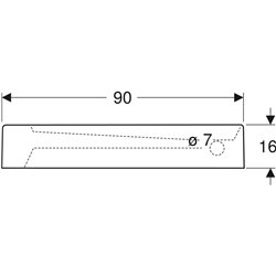 Receveur de douche Renova surélevé 90x90 cm