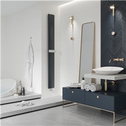 Sèche serviette eau chaude Figuresse Slim 430 Watts Blanc