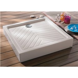 Receveur de douche Renova surélevé 80x80 cm