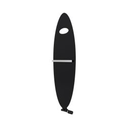 Sèche serviette eau chaude Figuresse Ellipse 449 Watts Noir