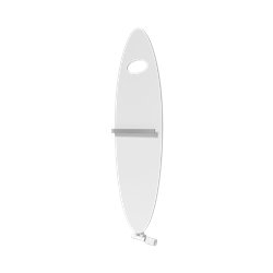 Sèche serviette eau chaude Figuresse Ellipse 690 Watts Blanc