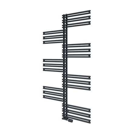 Sèche serviette eau chaude Figuresse Twist 706 Watts Anthracite Sèche serviette eau chaude Figuresse Twist 706 Watts Anthracite