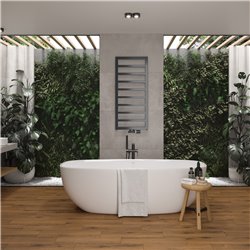 Sèche serviette eau chaude Figuresse Squara 617 Watts Anthracite