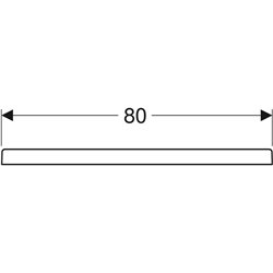 Receveur de douche Renova rectangulaire 80x100 cm