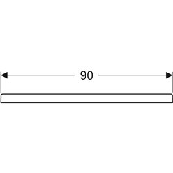 Receveur de douche Renova rectangulaire 90x100 cm