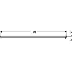Receveur de douche Renova rectangulaire à encastrer 80x140 cm
